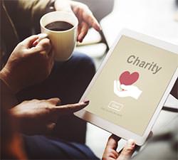 Giving to charity