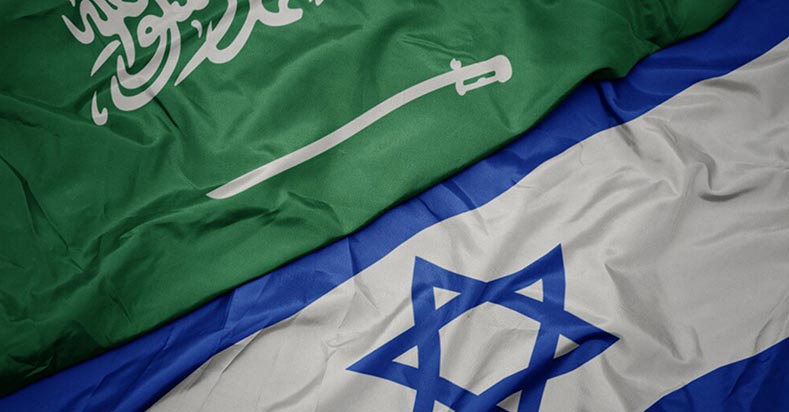 Palestinian and Israeli flags