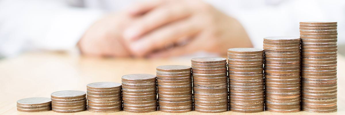 Watching piles of money grow